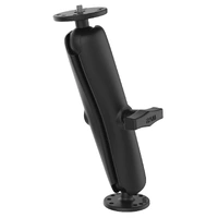 Double Ball Mount with 1/4"-20 Male Thread C-Size (Long Arm)