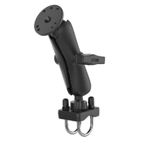 Double U-Bolt Rail Mount for Smaller Rails C-Size (Medium Arm)