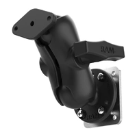 Dashboard Mount C-Size with Backing and Diamond Plate (Short Arm)