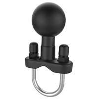 Handlebar C-Size U-Bolt Base for Rails 1" to 1.25" in Diameter