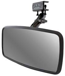 Mirror with Glare Shield Clamp