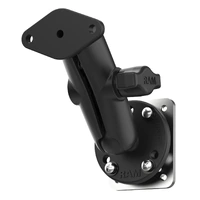 Double Ball Mount B-Size with Backing Plate and Diamond Plate