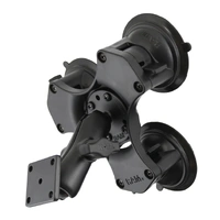 Triple Suction Cup Mount with Rectangle AMPS Plate