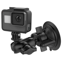 Suction Cup Mount with Action Camera Adapter (Short Arm)