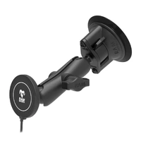 Twist-Lock Suction Cup Mount with RAM Qi2 15W Wireless Charger