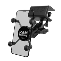 X-Grip UN7 Phone Mount with Glare Shield Clamp Base