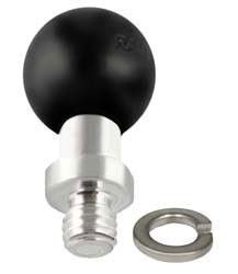 1" Ball with 0.38" Male Thread