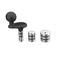 Motorcycle Fork Stem Wedge Ball Base 12-32mm Holes