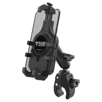 Quick-Grip Pro Phone Mount with Small Tough-Claw Base (Medium Arm)