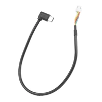 90-Degree USB-C Male to JST Male Cable 30cm Long
