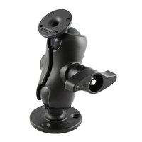 Ball Mount D-Size with Round AMPS Plate and Large Round Plate (Short Arm)
