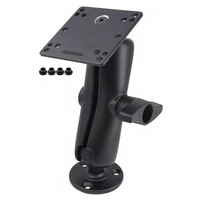 Double D-Size Ball Mount with Steel Reinforced 100x100mm VESA Plate