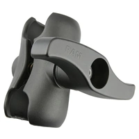 Double Socket Arm with Large Knob D-Size (Short Arm)