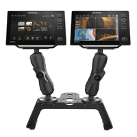 Fishfinder Deck Kit with Dual Humminbird Helix 8-10 and XPLORE Mount