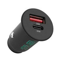 GDS USB Type-C and Type A 2-Port Cigarette Charger