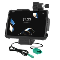 Locking RAM Tough-Dock Power and Dual USB for Zebra ET401 10"