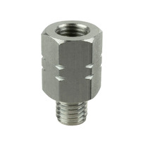 Female M10-1.25 to Male M10-1.5 Thread Adapter 20mm Long