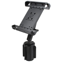 Tab-Tite Holder with RAM-A-CAN II Cup Holder Mount for iPad 1-4