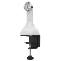 7" Pedestal Mount with AMPS Pattern and C-Clamp Base Grey