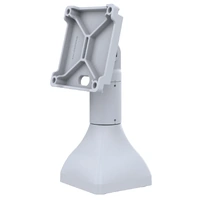 RAM 7" Pedestal Mount with 100mm and 75mm VESA and Cable Routing Grey
