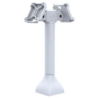 RAM 14" Pedestal Mount with Dual 75mm VESA Adapters Grey