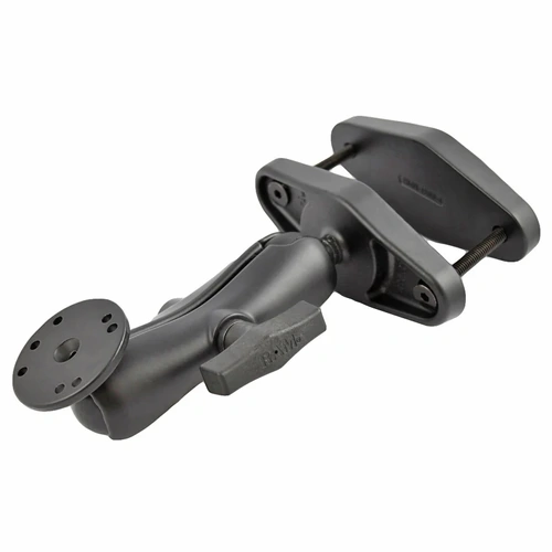 4" Post Clamp Mount with C-Size Round Plate (Medium Arm)