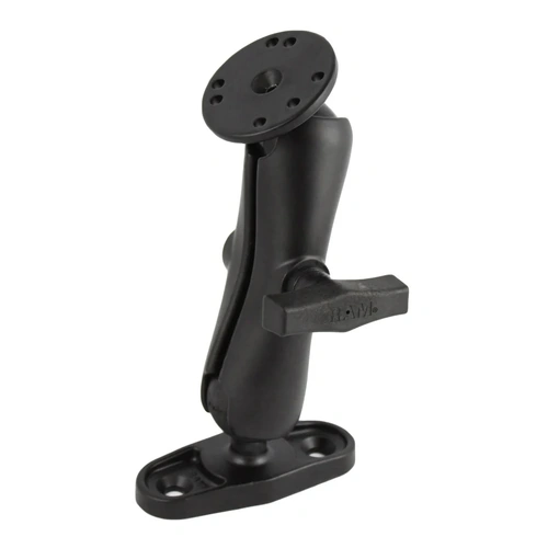 Double Ball Mount with Flat Surface Base (Medium Arm)