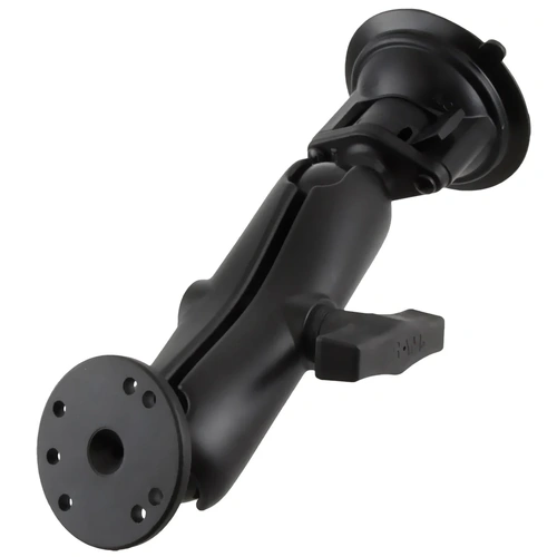 Twist-Lock Suction Cup Mount with C-Size Round Plate (Medium Arm)