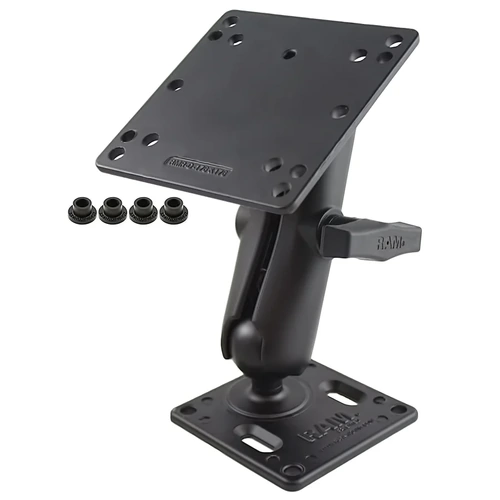 Double Ball Mount with 75x75mm VESA Plate and 100x100mm VESA Plate