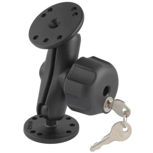 Double Ball Mount with Key Lock Knob B-Size (Medium Arm)