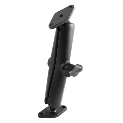 Double Ball Diamond Plate Mount B-Size (Long Arm)