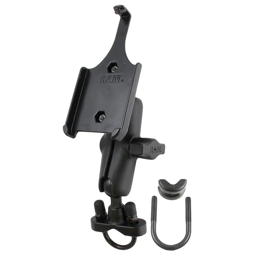 Handlebar U-Bolt Double Ball Mount for Apple iPhone 5 and 5s