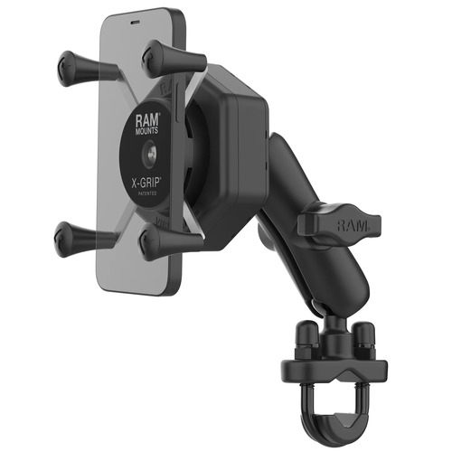 X-Grip UN7 Phone Mount with Vibe-Safe and U-Bolt Medium Arm