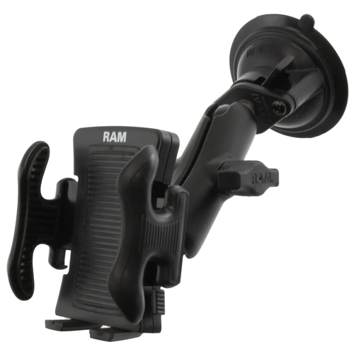 Suction Cup Mount with UN5 Spring-Loaded Phone Holder