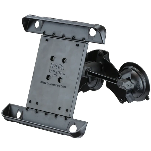 Tab-Tite Dual Suction Mount for iPad Gen 1-4 with Extension Knob