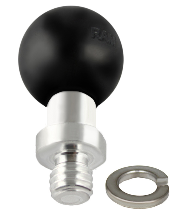 1" Ball with 0.38" Male Thread