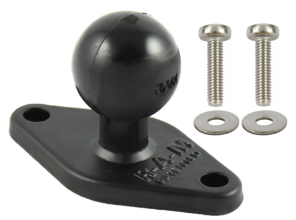 1" Ball Plate for TOMTOM RIDER