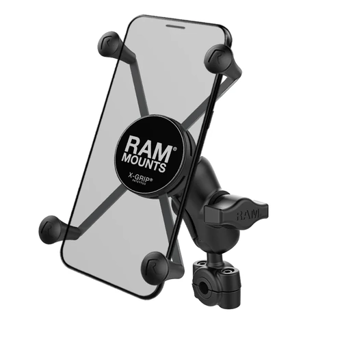X-Grip UN10 Large Phone Mount with Torque Small Rail Base (Short Arm)