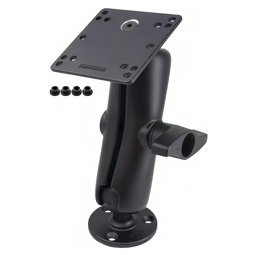 Double D-Size Ball Mount with Steel Reinforced 100x100mm VESA Plate