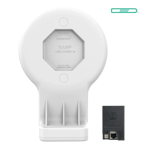 GDS Uni-Conn Wall Dock with Magnetic Receiver and PoE Grey