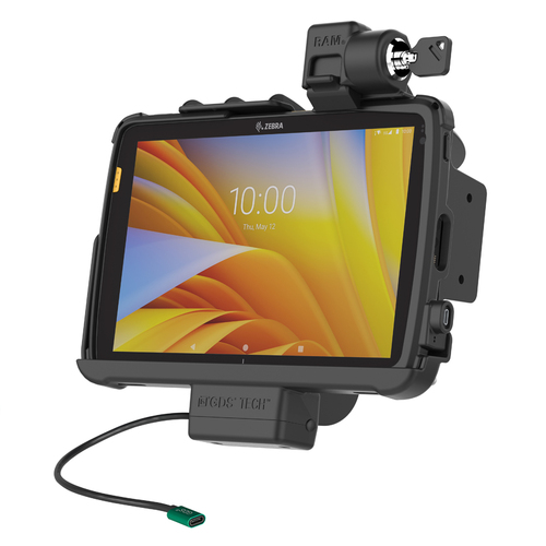 Locking GDS Powered Dock Zebra ET4x 10" Tablet with IntelliSkin