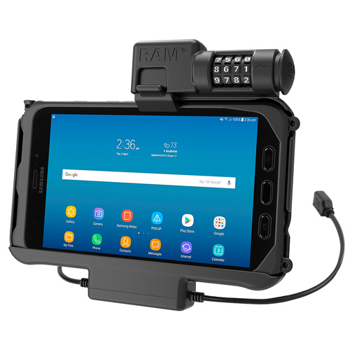 Skin Combo-Locking Power Data Cradle Tab Active2 Active3 Active5