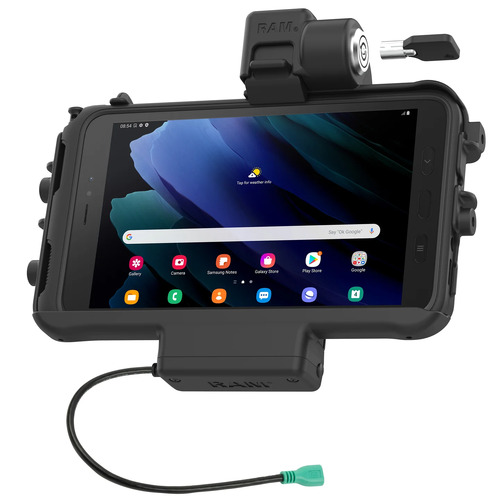 Low-Profile Locking Powered Dock for Tab Active3