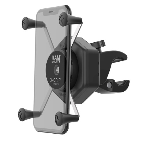 X-Grip Large UN10 Phone Mount with Vibe-Safe and Small Tough-Claw (RAM -HOL-UN10-462-400)