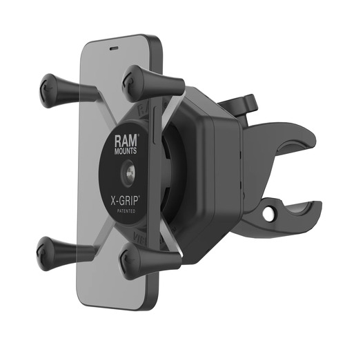 X-Grip UN7 Phone Mount with Vibe-Safe and Small Tough-Claw