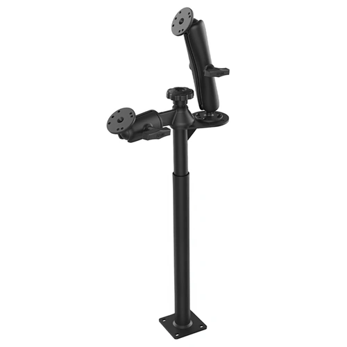 Tele-Pole with 12" and 18" Poles and Double Ball Mount