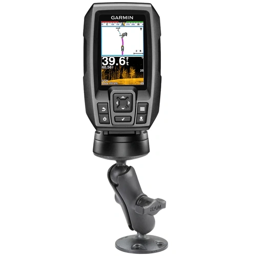Composite Double Ball Mount with Hardware for Garmin Striker and More