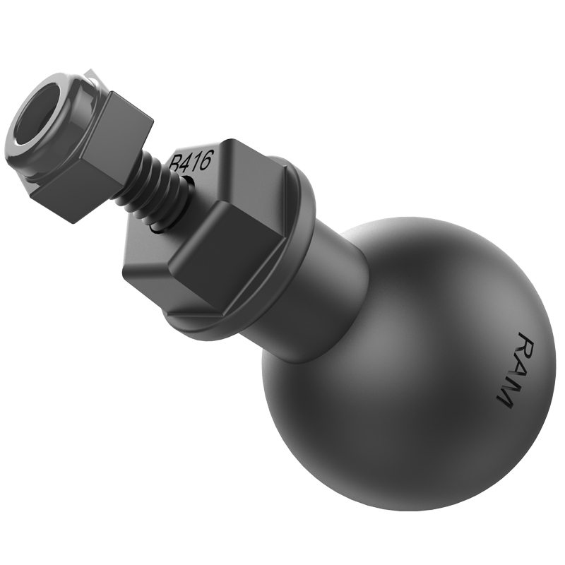 1" Ball with 1/2" Hex Pad